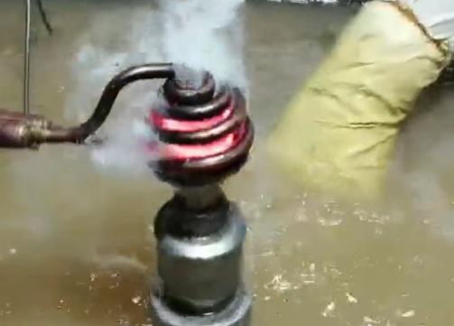 半自動高頻淬火機(jī)床人工裝料球頭淬火