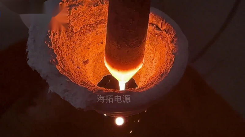 40KW的超高頻感應(yīng)加熱設(shè)備，頻率800Khz，用于加熱滴熔淬火熱處理